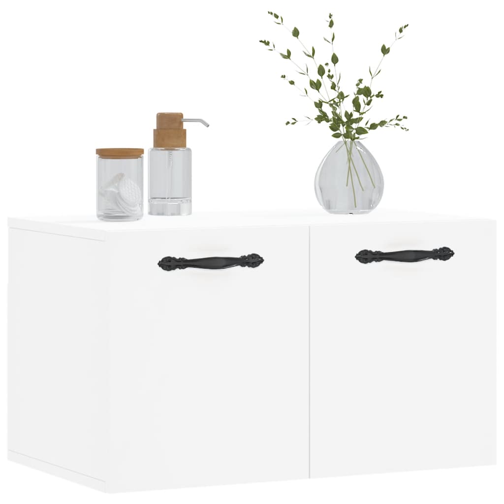 Mobile a Parete Bianco 60x36,5x35 cm in Legno Multistrato - homemem39