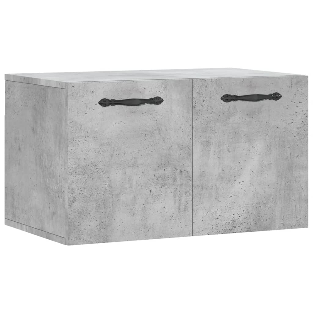 Mobile a Parete Grigio Cemento 60x36,5x35 cm Legno Multistrato - homemem39