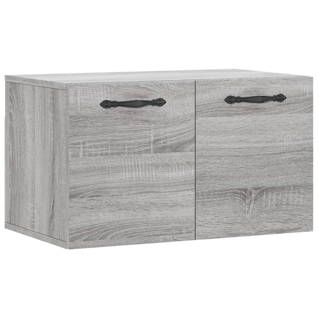 Mobile a Parete Grigio Sonoma 60x36,5x35cm in Legno Multistrato - homemem39