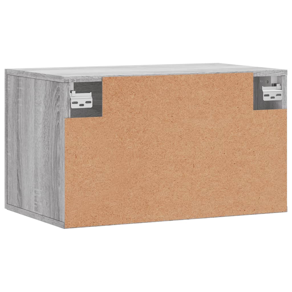 Mobile a Parete Grigio Sonoma 60x36,5x35cm in Legno Multistrato - homemem39