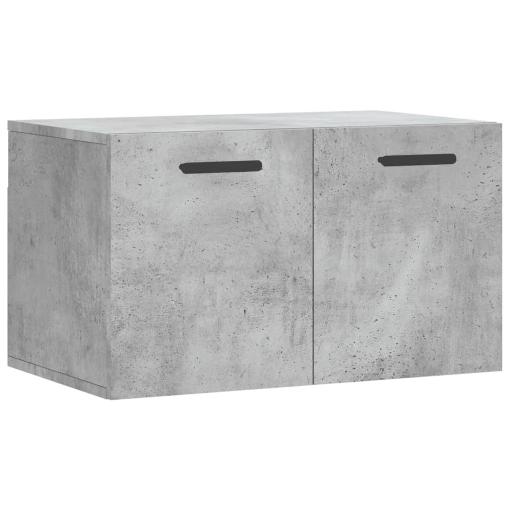 Mobile a Parete Grigio Cemento 60x36,5x35 cm Legno Multistrato - homemem39