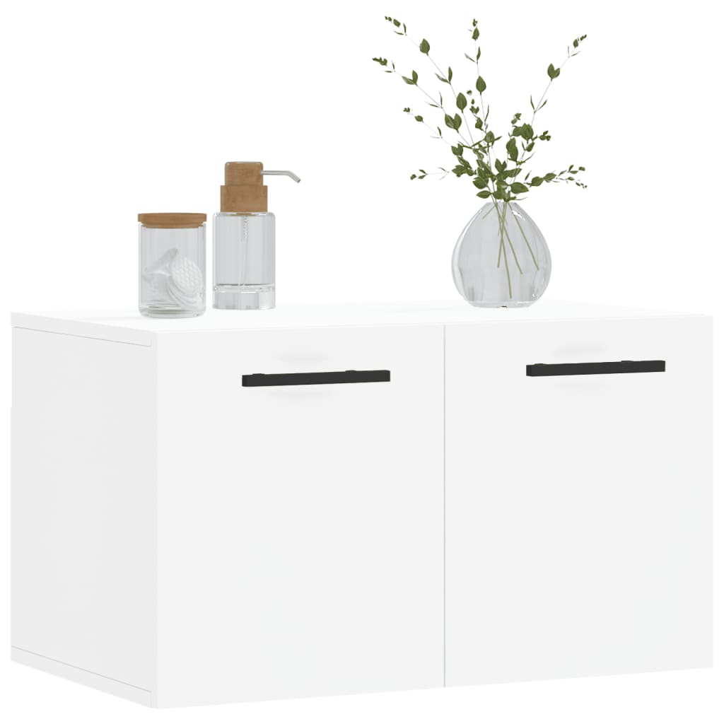 Mobile a Parete Bianco 60x36,5x35 cm in Legno Multistrato - homemem39