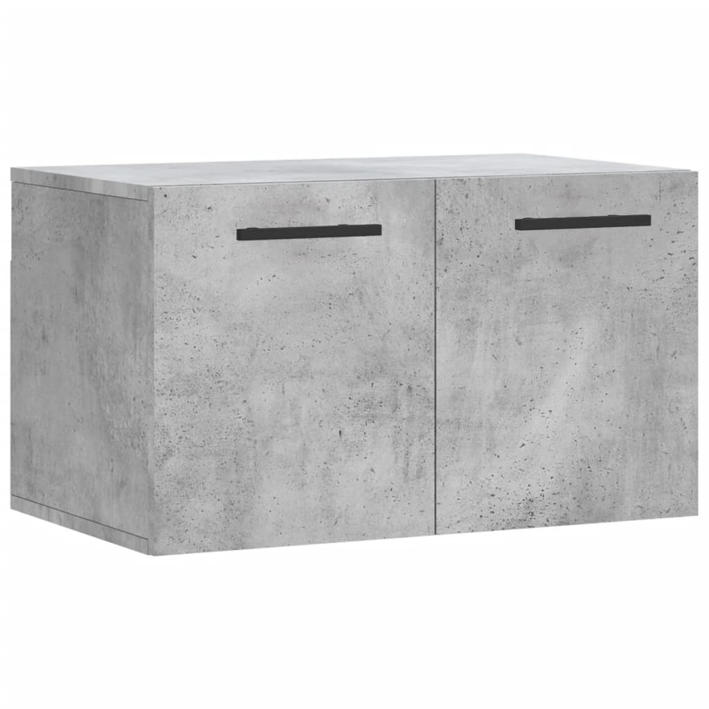 Mobile a Parete Grigio Cemento 60x36,5x35 cm Legno Multistrato - homemem39