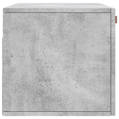 Mobile a Parete Grigio Cemento 80x36,5x35 cm Legno Multistrato - homemem39