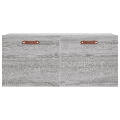 Mobile a Parete Grigio Sonoma 80x36,5x35cm in Legno Multistrato - homemem39