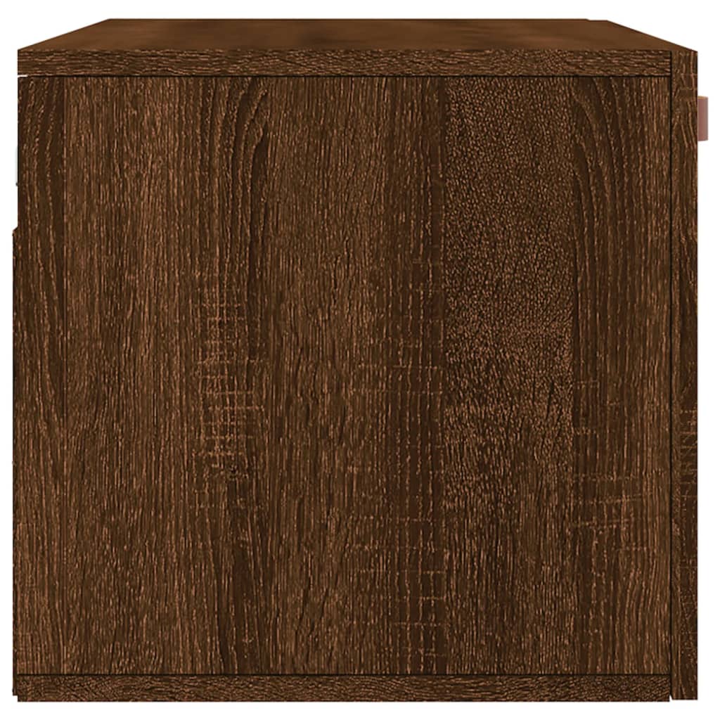 Mobile a Parete Rovere Marrone 80x36,5x35 cm Legno Multistrato - homemem39