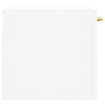 Mobile a Parete Bianco 80x36,5x35 cm in Legno Multistrato - homemem39