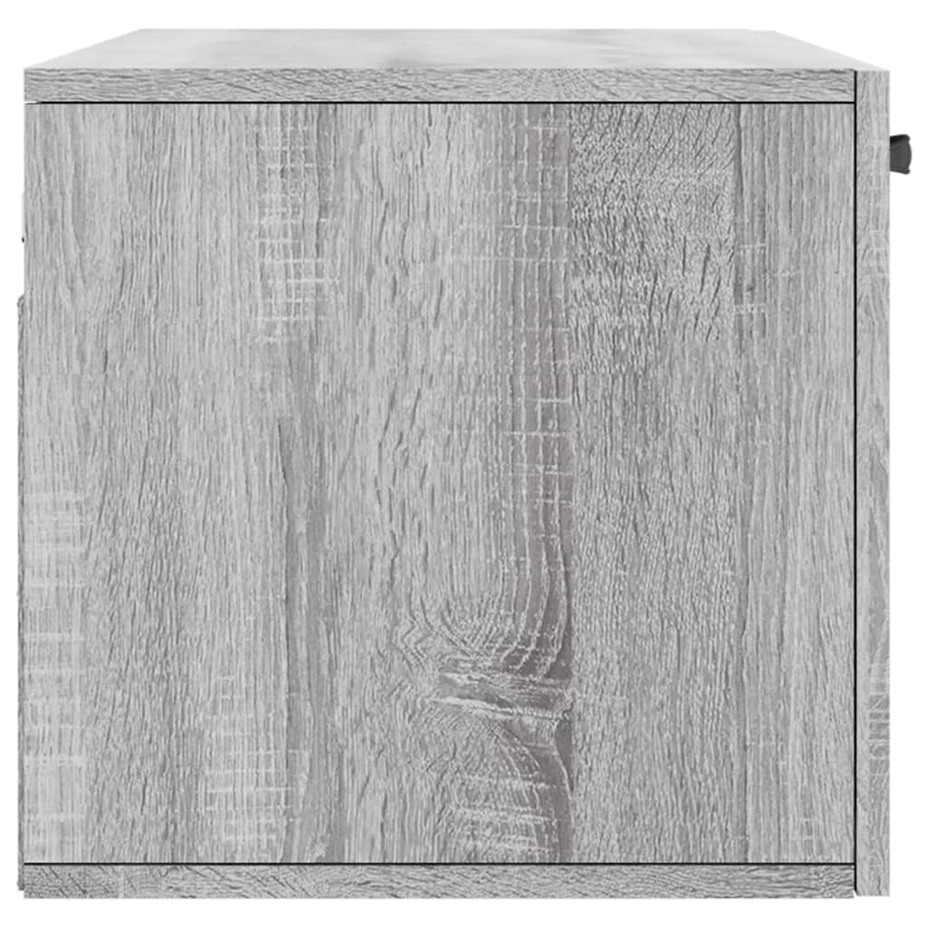 Mobile a Parete Grigio Sonoma 80x36,5x35cm in Legno Multistrato - homemem39