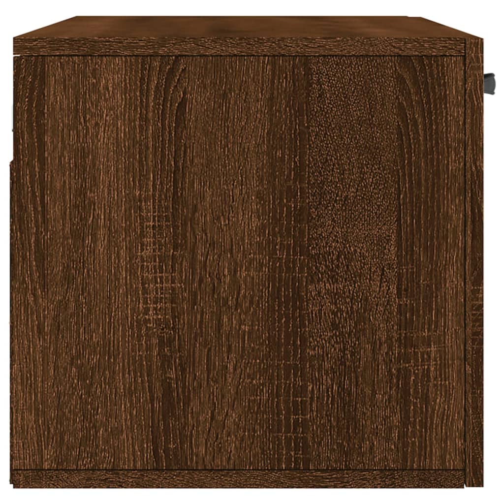 Mobile a Parete Rovere Marrone 80x36,5x35 cm Legno Multistrato - homemem39