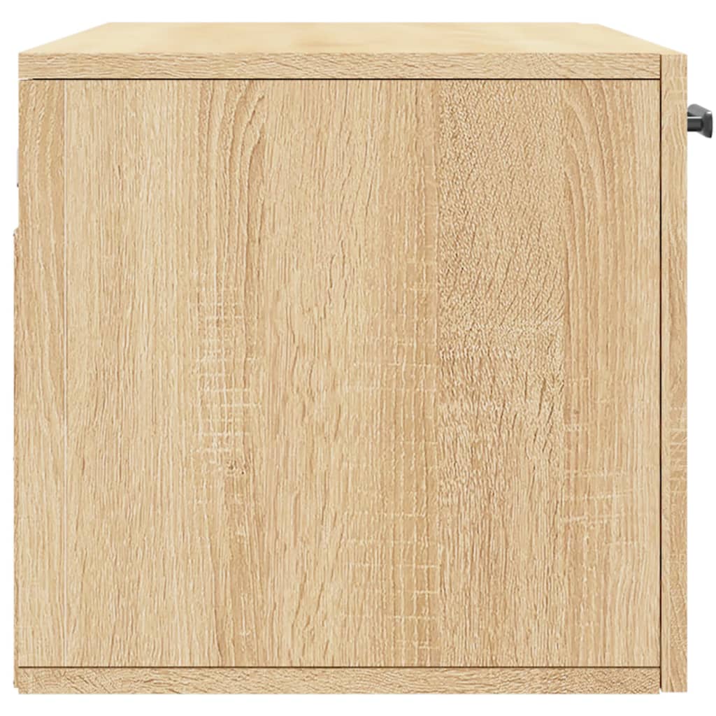 Mobile a Parete Rovere Sonoma 80x36,5x35 cm Legno Multistrato - homemem39