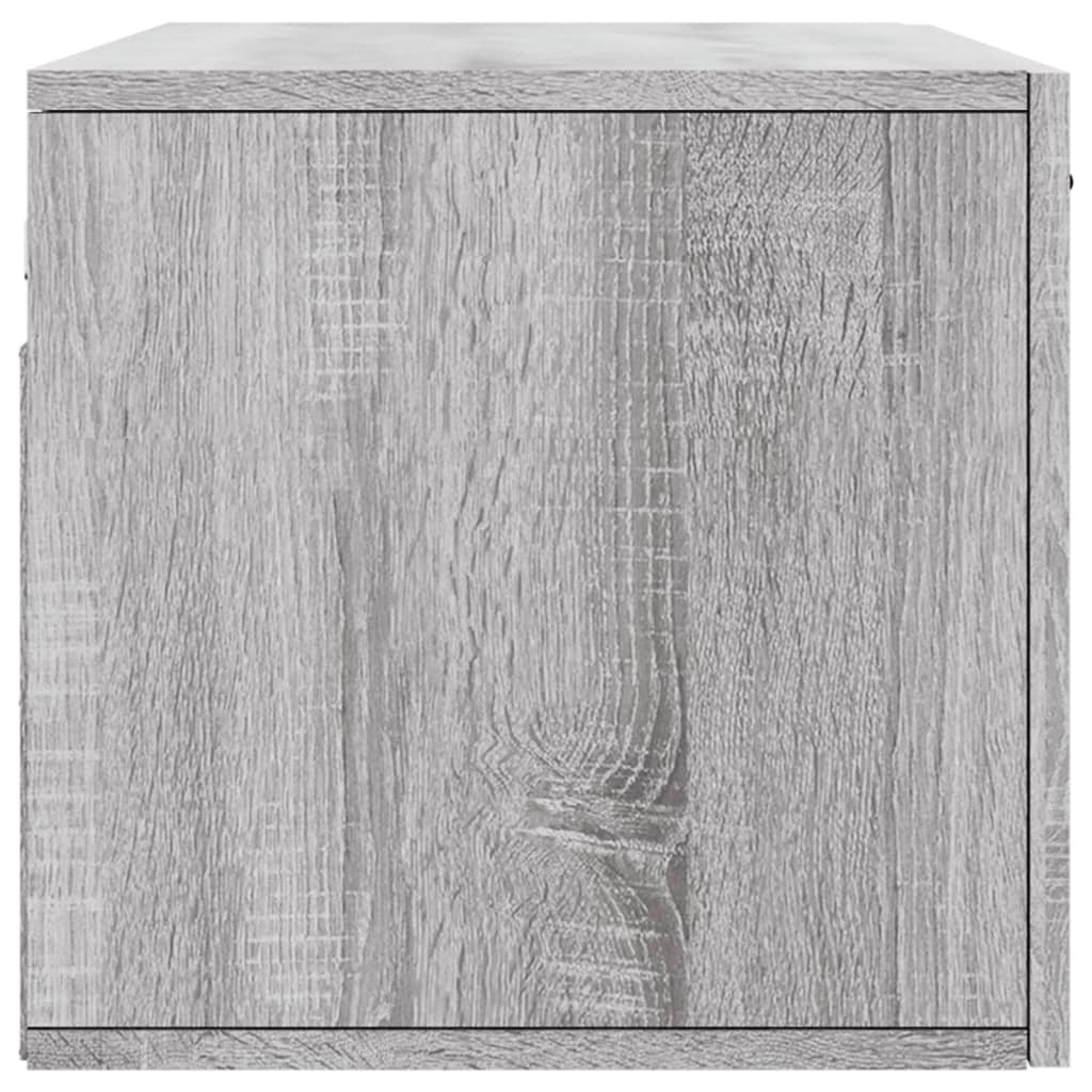 Mobile a Parete Grigio Sonoma 80x36,5x35cm in Legno Multistrato - homemem39