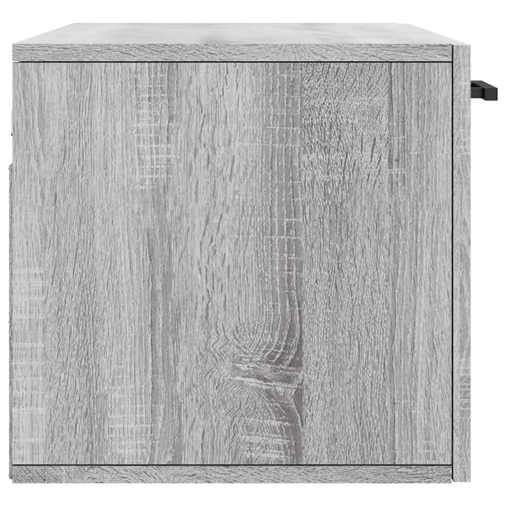 Mobile a Parete Grigio Sonoma 80x36,5x35cm in Legno Multistrato - homemem39