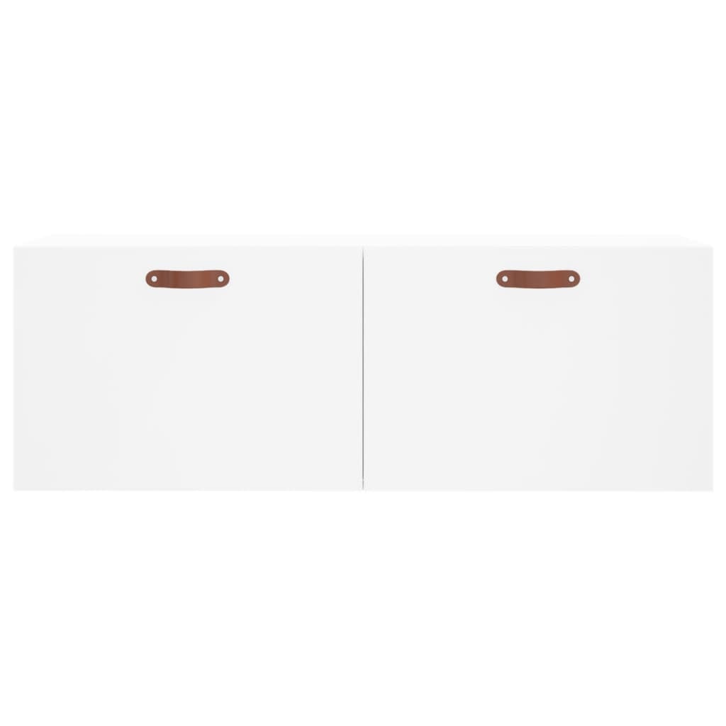 Mobile a Parete Bianco 100x36,5x35 cm in Legno Multistrato - homemem39