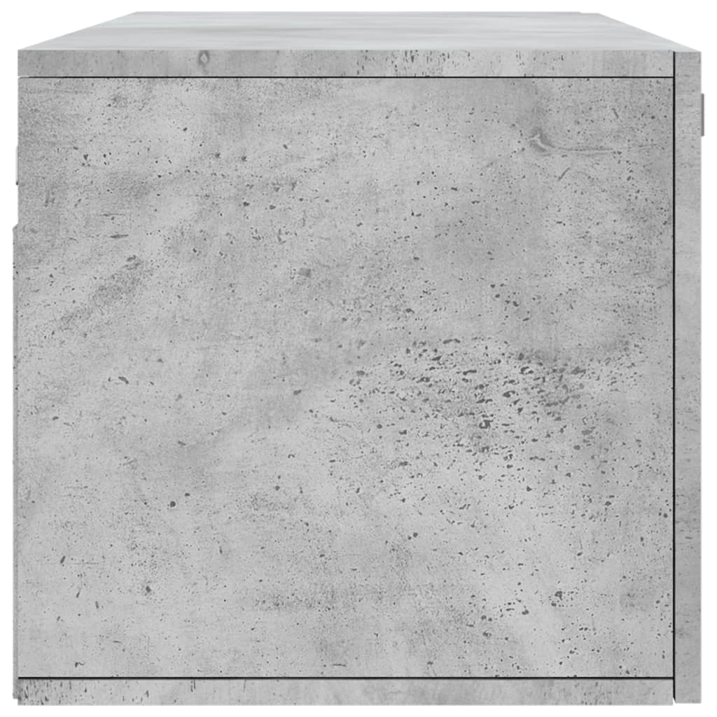 Mobile a Parete Grigio Cemento 100x36,5x35 cm Legno Multistrato - homemem39