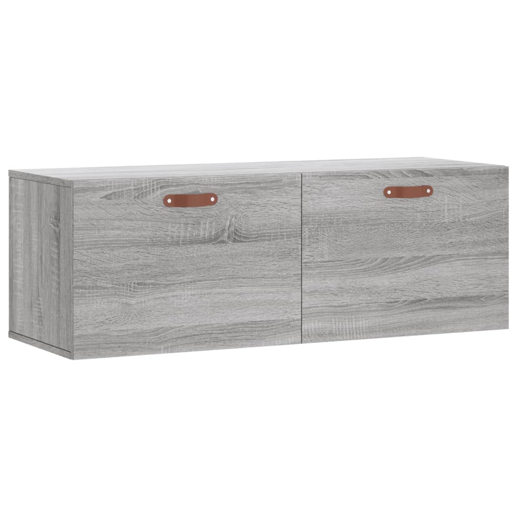 Mobile a Parete Grigio Sonoma 100x36,5x35 cm Legno Multistrato - homemem39