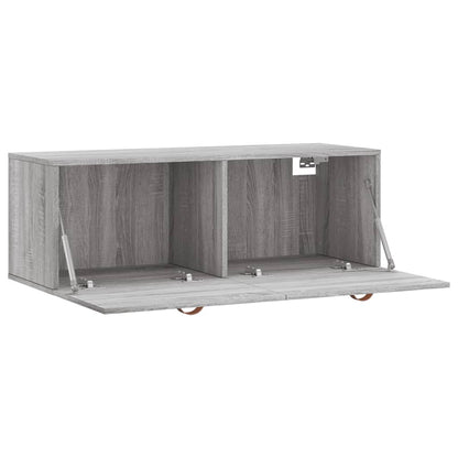 Mobile a Parete Grigio Sonoma 100x36,5x35 cm Legno Multistrato - homemem39