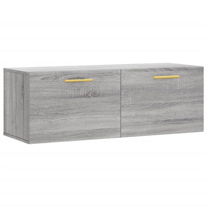 Mobile a Parete Grigio Sonoma 100x36,5x35 cm Legno Multistrato - homemem39