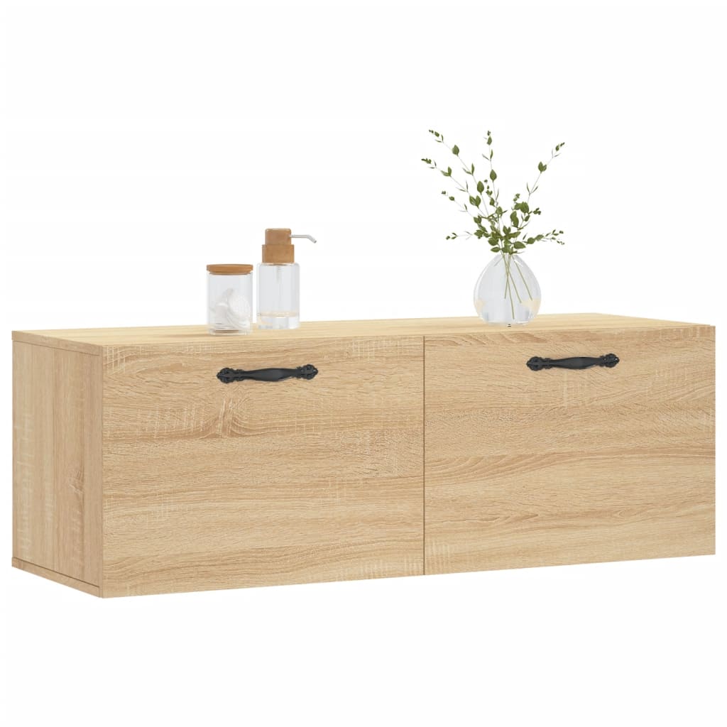 Mobile a Parete Rovere Sonoma 100x36,5x35 cm Legno Multistrato - homemem39