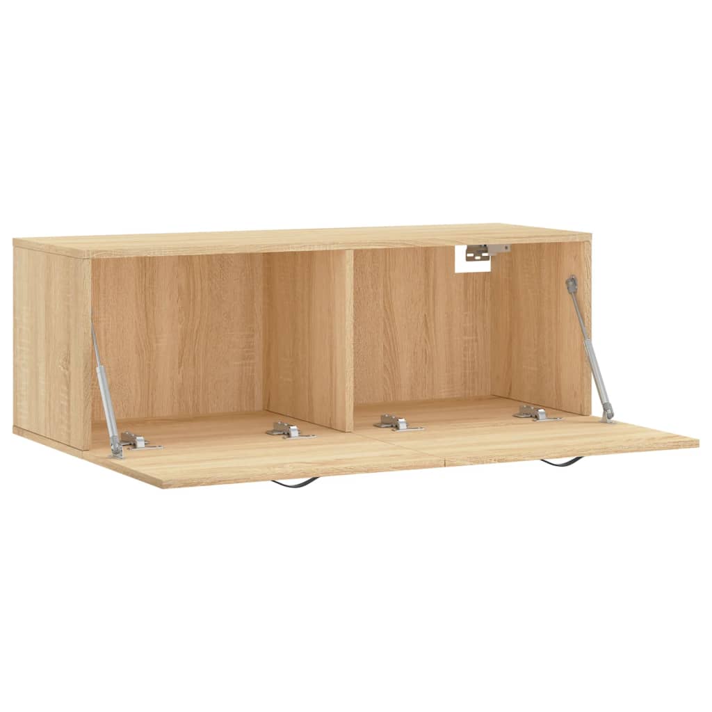 Mobile a Parete Rovere Sonoma 100x36,5x35 cm Legno Multistrato - homemem39