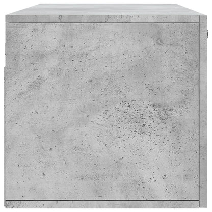 Mobile a Parete Grigio Cemento 100x36,5x35 cm Legno Multistrato - homemem39