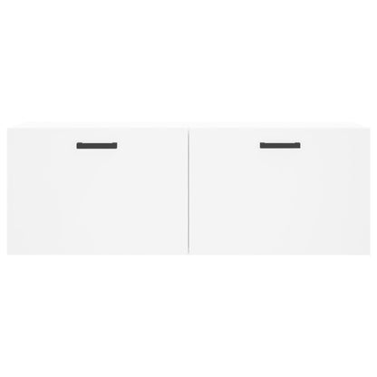 Mobile a Parete Bianco 100x36,5x35 cm in Legno Multistrato - homemem39