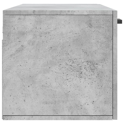 Mobile a Parete Grigio Cemento 100x36,5x35 cm Legno Multistrato - homemem39