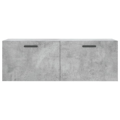 Mobile a Parete Grigio Cemento 100x36,5x35 cm Legno Multistrato - homemem39