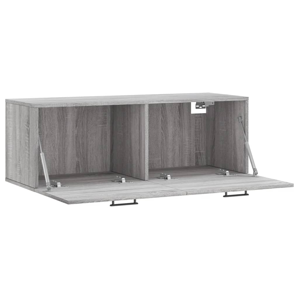 Mobile a Parete Grigio Sonoma 100x36,5x35 cm Legno Multistrato - homemem39