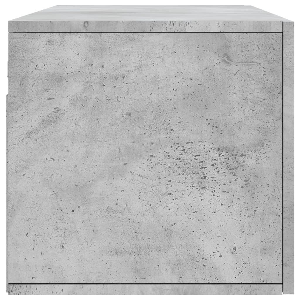 Mobile a Parete Grigio Cemento 100x36,5x35 cm Legno Multistrato - homemem39