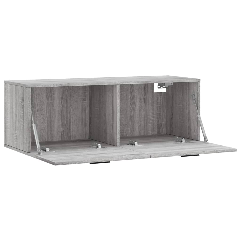 Mobile a Parete Grigio Sonoma 100x36,5x35 cm Legno Multistrato - homemem39