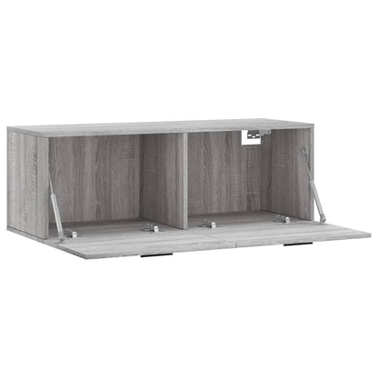 Mobile a Parete Grigio Sonoma 100x36,5x35 cm Legno Multistrato - homemem39