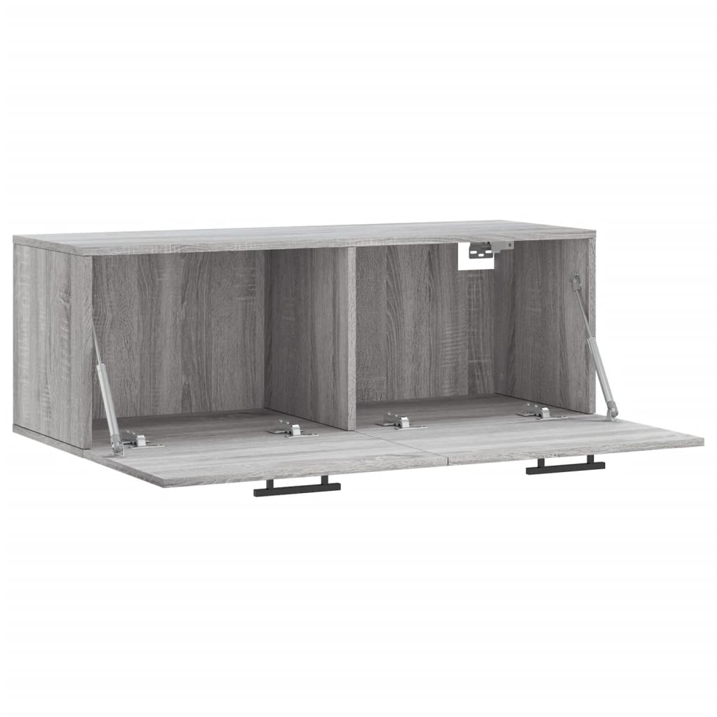 Mobile a Parete Grigio Sonoma 100x36,5x35 cm Legno Multistrato - homemem39