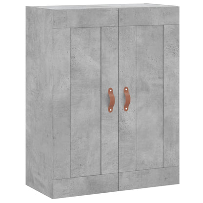 Mobile a Parete Grigio Cemento 69,5x34x90 cm Legno Multistrato - homemem39