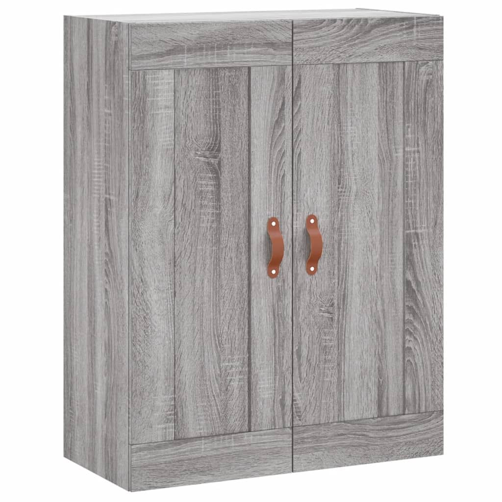 Mobile a Parete Grigio Sonoma 69,5x34x90 cm Legno Multistrato - homemem39