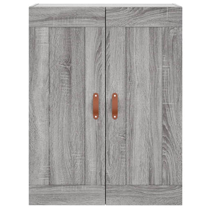 Mobile a Parete Grigio Sonoma 69,5x34x90 cm Legno Multistrato - homemem39