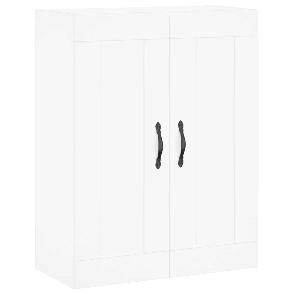 Mobile a Parete Bianco 69,5x34,90 cm in Legno Multistrato - homemem39