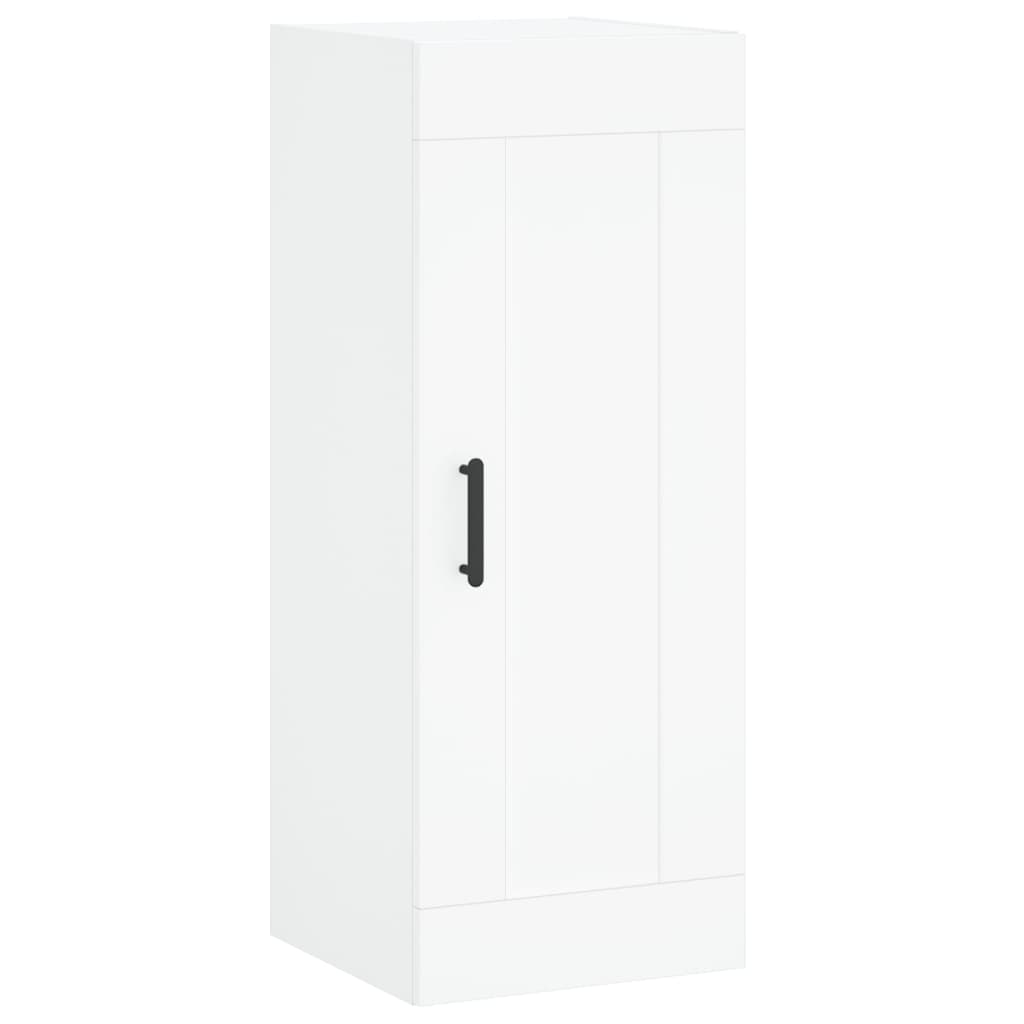 Mobile a Parete Bianco 34,5x34x90 cm in Legno Multistrato - homemem39