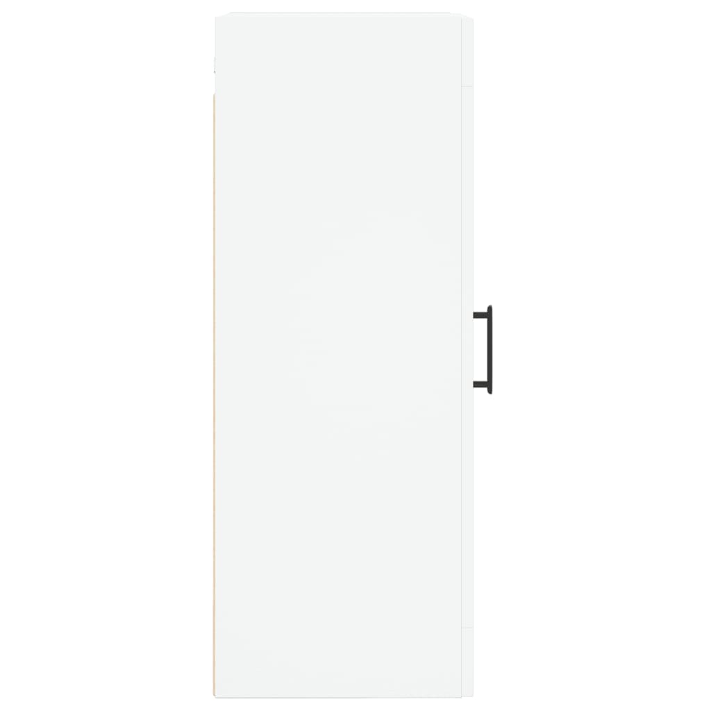 Mobile a Parete Bianco 34,5x34x90 cm in Legno Multistrato - homemem39