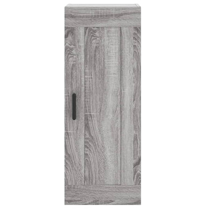 Mobile a Parete Grigio Sonoma 34,5x34x90 cm Legno Multistrato - homemem39