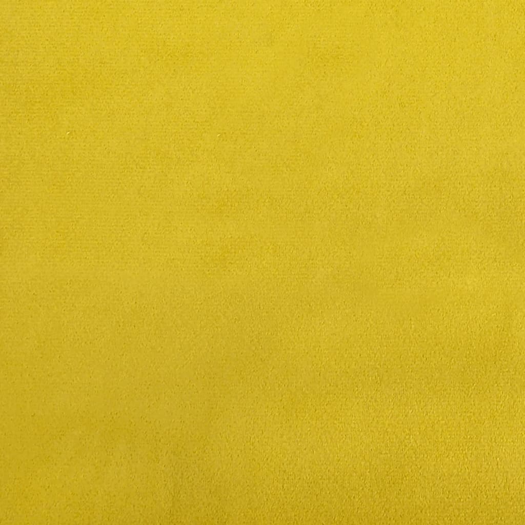 Letto da Giorno Giallo 90x200 cm in Velluto - homemem39