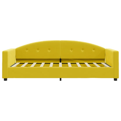 Letto da Giorno Giallo 80x200 cm in Velluto - homemem39