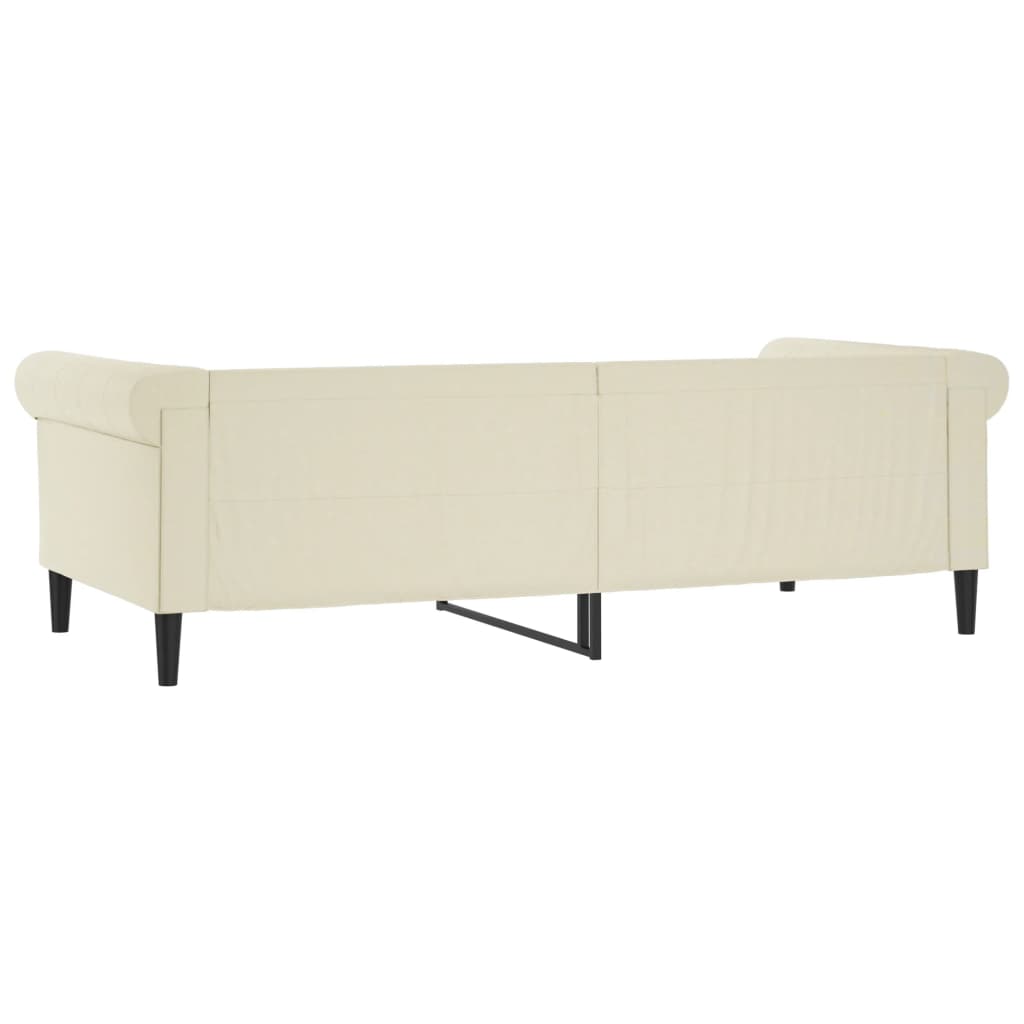 Letto da Giorno Crema 80x200 cm in Similpelle - homemem39