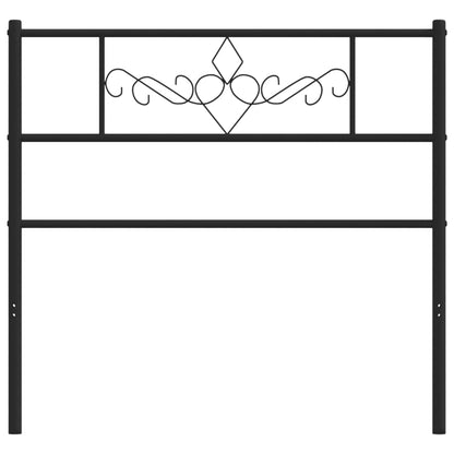 Testiera in Metallo Nero 100 cm - homemem39