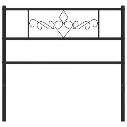 Testiera in Metallo Nero 107 cm - homemem39