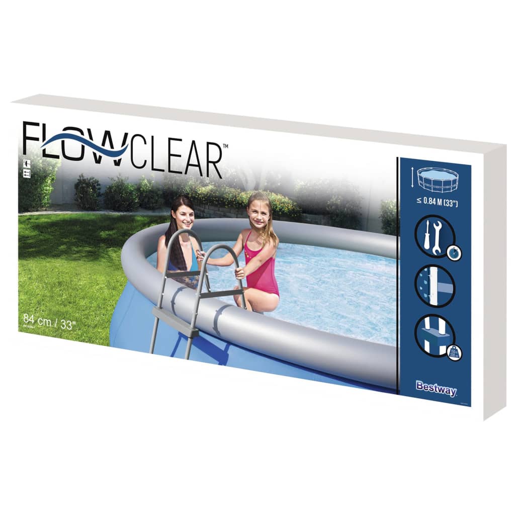 Bestway Scaletta per Piscina a 2 Gradini Flowclear 84 cm - homemem39