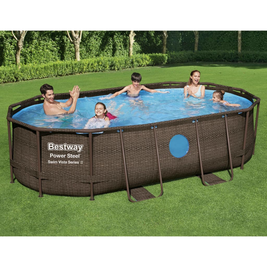 Bestway Set Piscina Power Steel 427x250x100 cm - homemem39