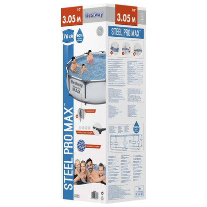 Bestway Set Piscina Steel Pro MAX 305x76 cm - homemem39