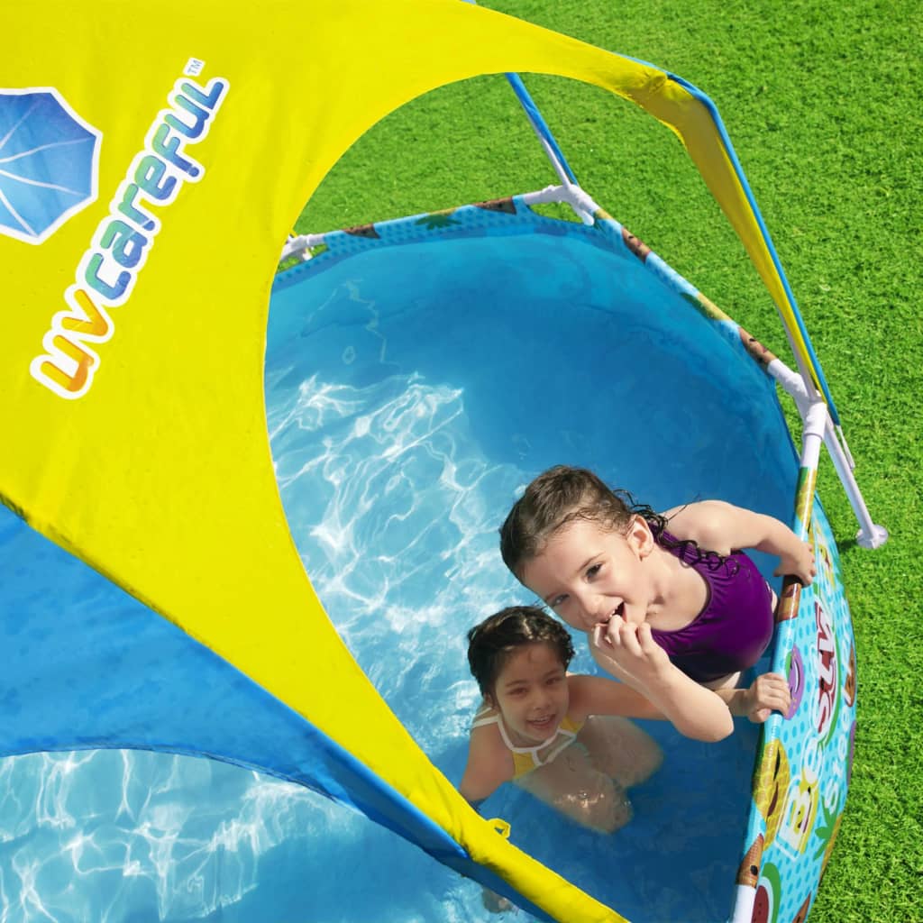 Bestway Piscina Fuori Terra per Bambini Steel Pro Anti UV 244x51 cm - homemem39