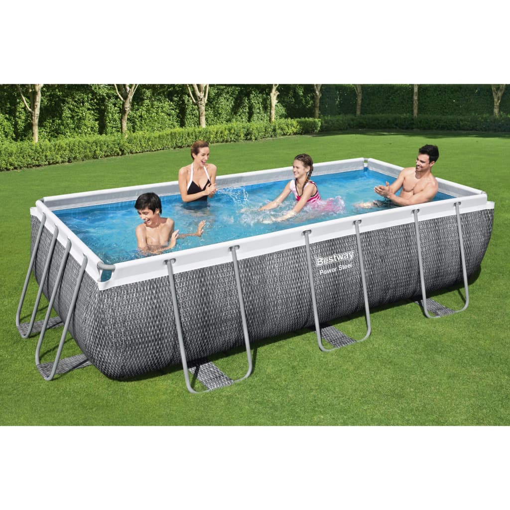 Bestway Set Piscina Power Steel 404x201x100 cm - homemem39