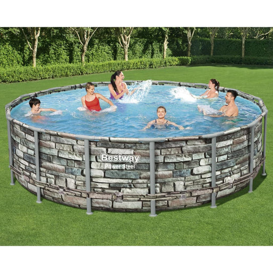 Bestway Set Piscina Power Steel 488x122 cm - homemem39